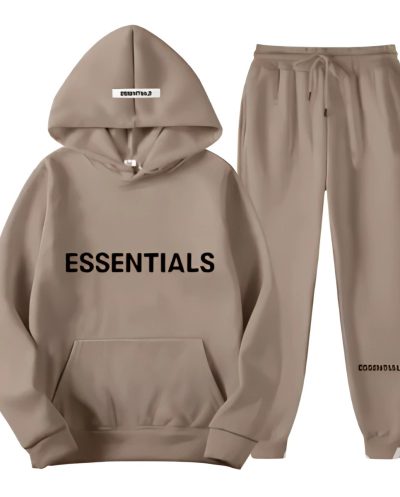 Brown Fear Of God Essentials Tracksuit